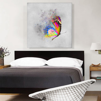 Rainbow Colorful Butterfly Wings Flying
