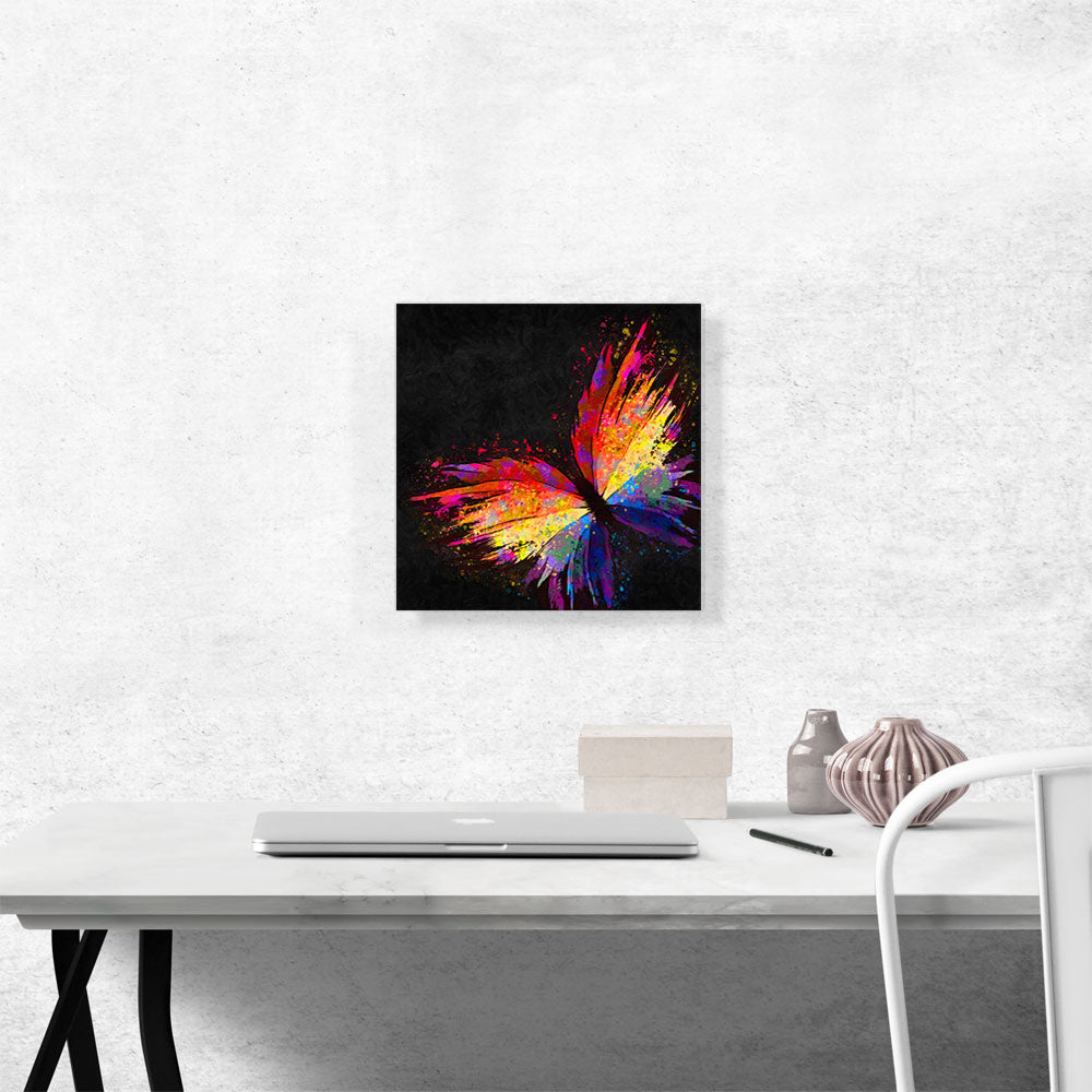 Abstract Rainbow Butterfly Wings Insect