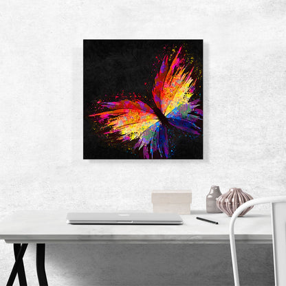 Abstract Rainbow Butterfly Wings Insect