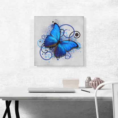 Baby Blue Butterfly Wings Insect Gray