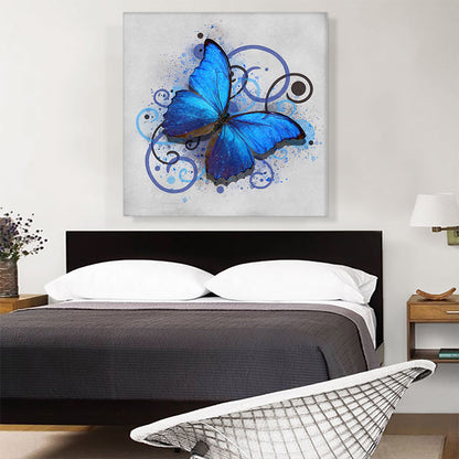 Baby Blue Butterfly Wings Insect Gray