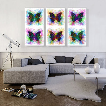 Black Dark Butterfly Wings Insect White