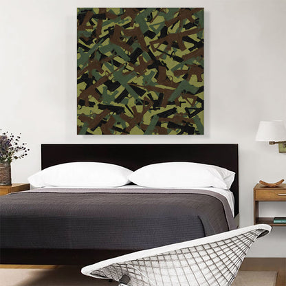 Army Green Camo Camouflage Machine Hand Gun Rifle Pattern