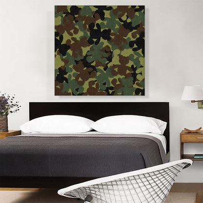 Army Green Camo Camouflage Teddy Bear Pattern