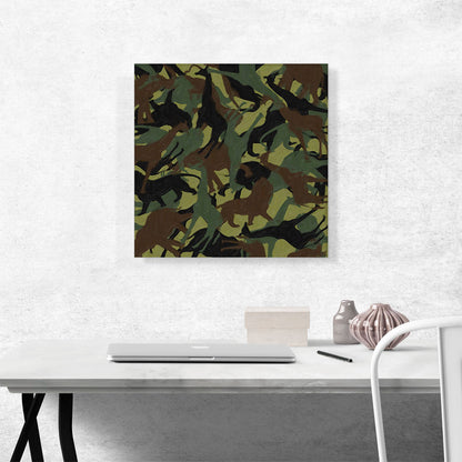 Army Green Camo Camouflage Wild Jungle Animals Pattern