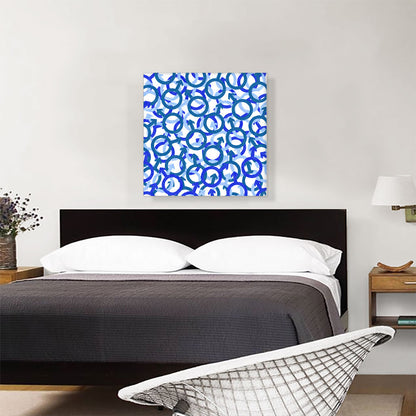 Baby Blue White Camo Camouflage Male Symbol Pattern