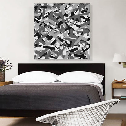 Black White Gray Camo Camouflage Machine Hand Gun Rifle Pattern
