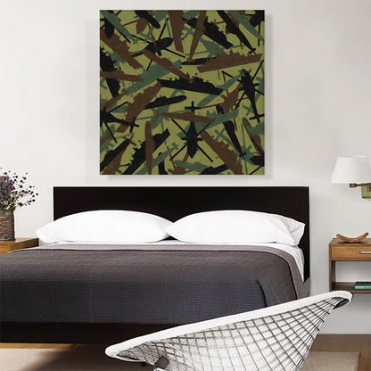 Navy Army Green Brown Black Camo Camouflage Pattern
