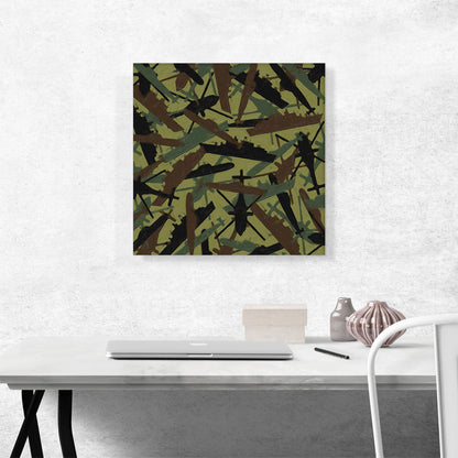 Navy Army Green Brown Black Camo Camouflage Pattern