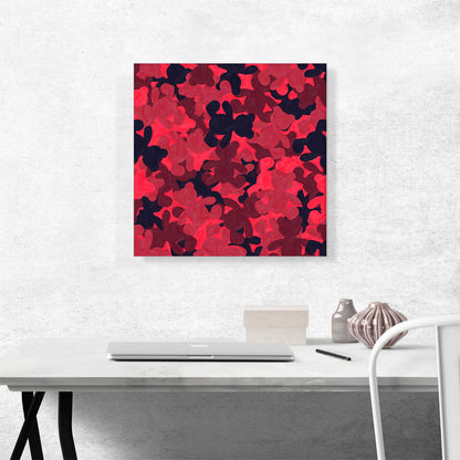 Pink Black Camo Camouflage Teddy Bear Pattern