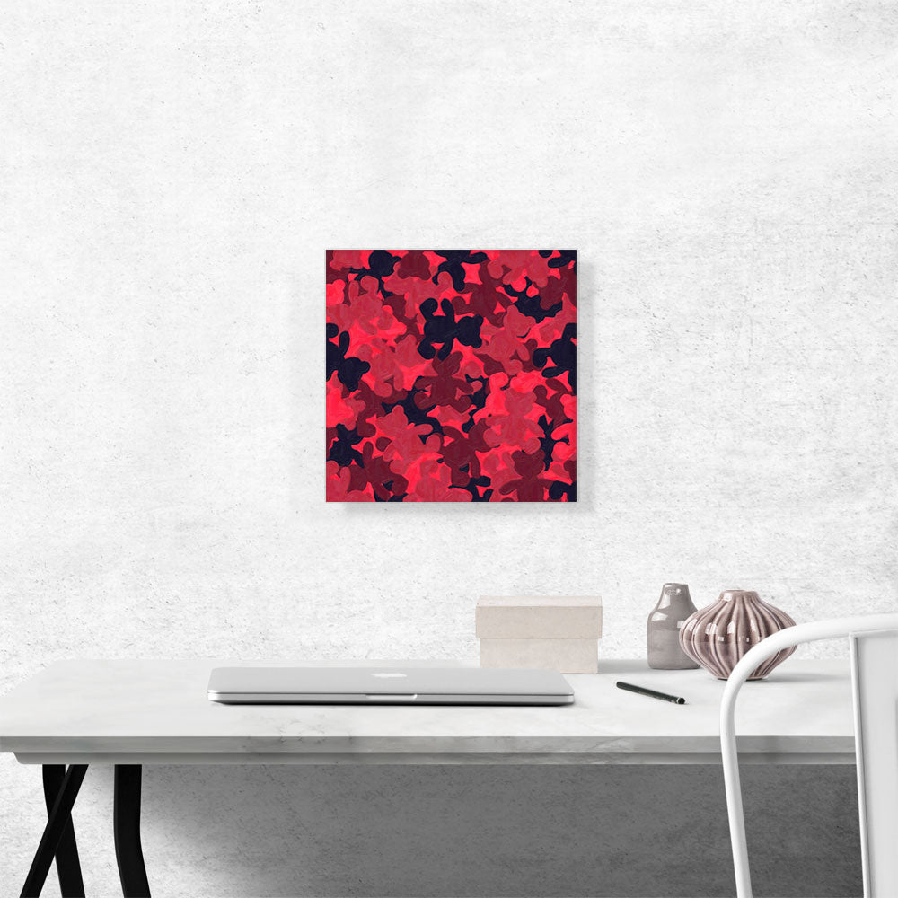 Pink Black Camo Camouflage Teddy Bear Pattern