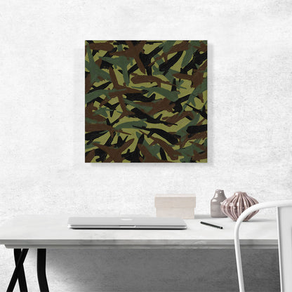 Army Green Black Camo Camouflage Planes Pattern