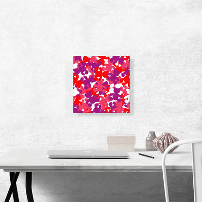Pink Red Purple White Camo Camouflage Teddy Bear Pattern
