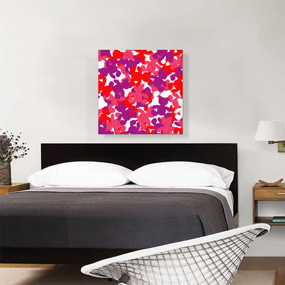 Pink Red Purple White Camo Camouflage Teddy Bear Pattern