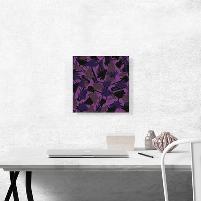 Purple Black Camo Camouflage Musical Instruments Piano Pattern