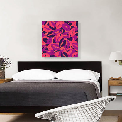 Purple Pink Orange Blue Camo Camouflage Lips Kiss Pattern