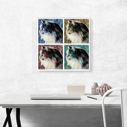Persian Cat Breed Collage