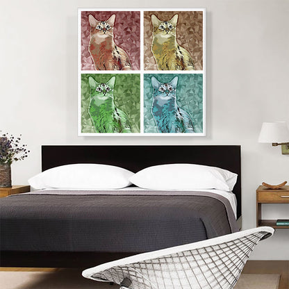Somali Cat Breed Collage