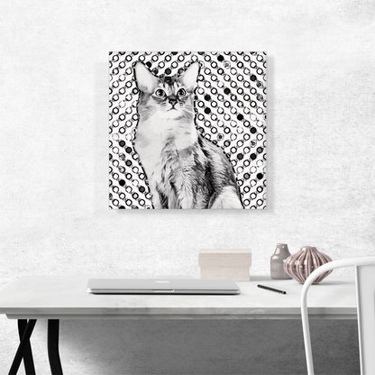 Somali Cat Breed Dots