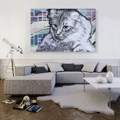 American Curl Cat Breed Light