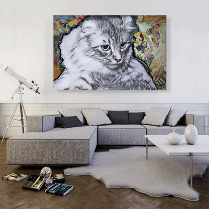 American Curl Cat Breed Multicolor