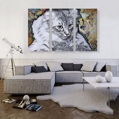 American Curl Cat Breed Multicolor