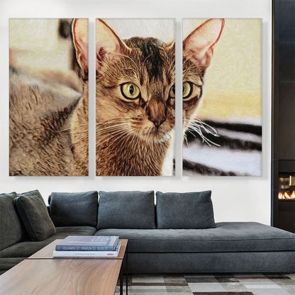 Abyssinian Cat Breed Closeup