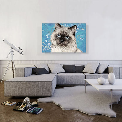 Balinese Cat Breed Serious