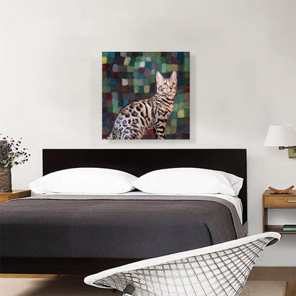 Bengal Cat Breed Dark Squares