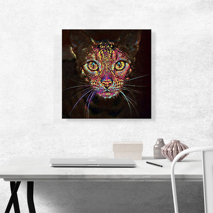 Bengal Cat Breed Glittering Face