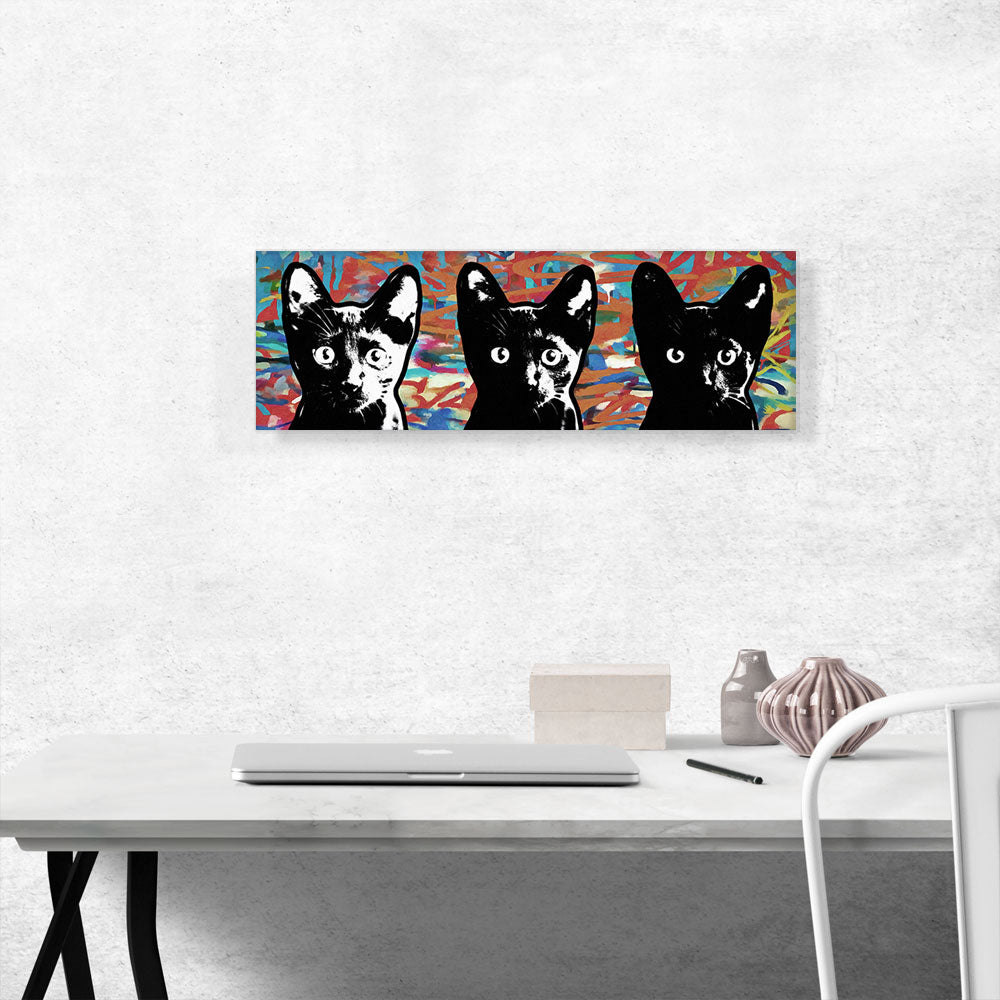 Bombay Cat Breed Graffiti Panoramic