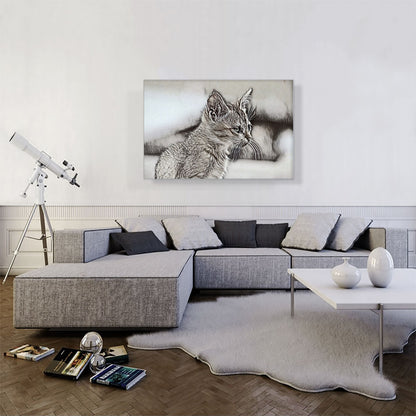 Abyssinian Cat Breed Sketch
