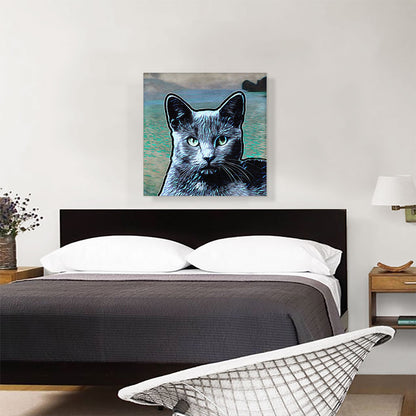 Korat Cat Breed Water