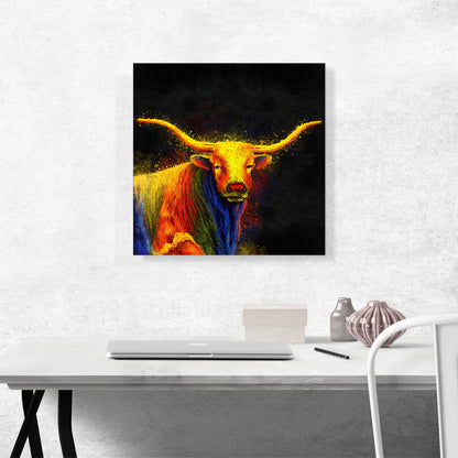 Texas Longhorn Bull Cattle