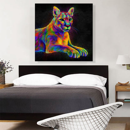 Cougar Colorful Animal