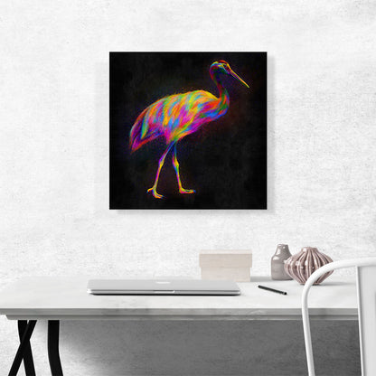 Crane Colorful Animal Bird