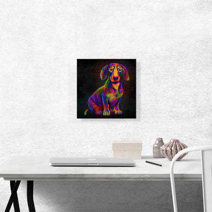 Dachshund Colorful Animal Dog