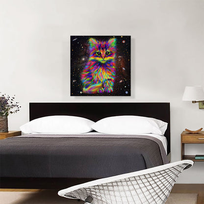 Cute Kitten Cat Space Galaxy