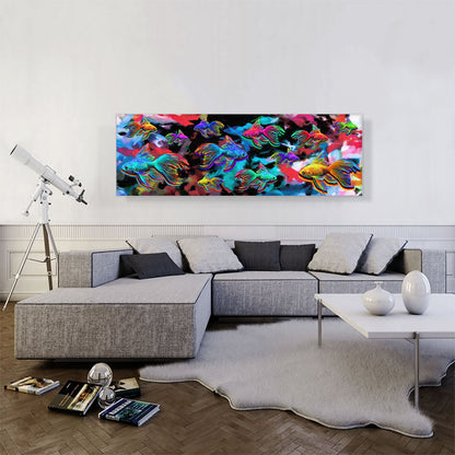 Goldfish Freshwater Aquarium Fishes Panoramic