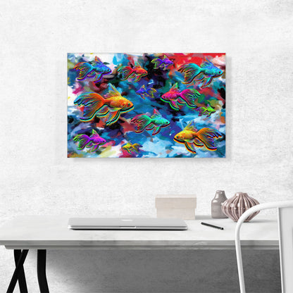Goldfish Freshwater Aquarium Fishes Rectangle