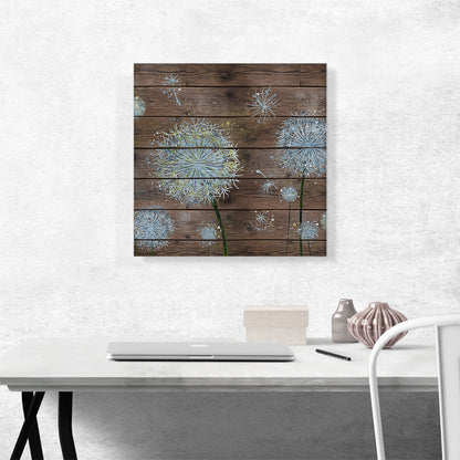 Dandelion Plant Flower Gray Black Brown