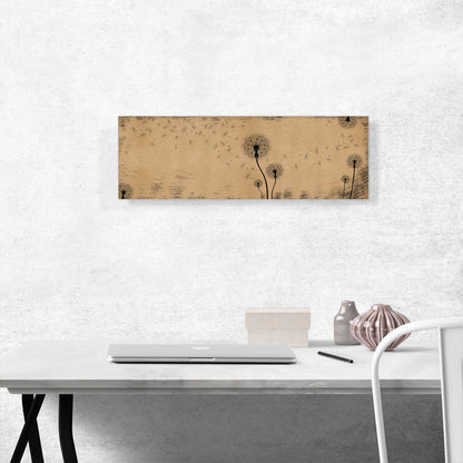 Dandelion Brown Beige Panoramic