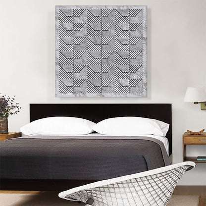 Art Deco Diamond Black Geometric Design