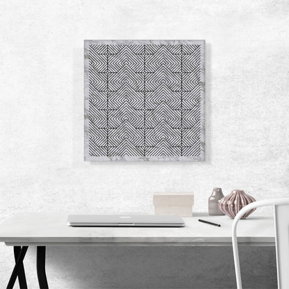 Art Deco Diamond Black Geometric Design