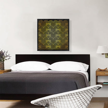 Art Deco Geometric Yellow Design