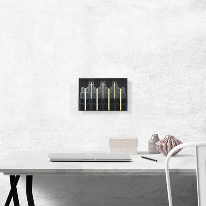 Art Deco Tan Black Gray Design