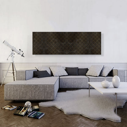 Art Deco Yellow Circles on Panoramic
