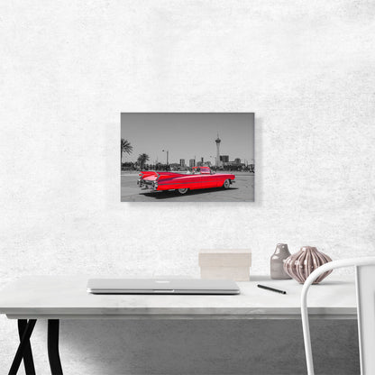Red Vintage American Car