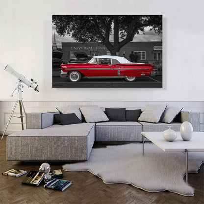 Red Vintage Car