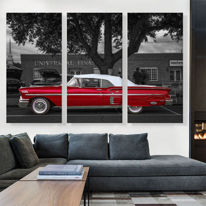 Red Vintage Car